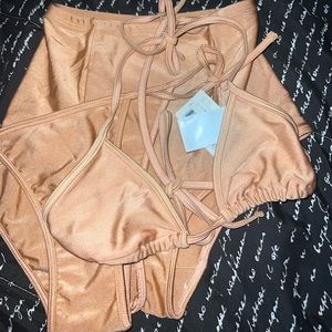 American apparel 3 piece swim suit